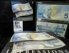 Canada "Lasting Impressions Vives" Limited Edition Collector's Set. Includes two Uncirculated $5.00
