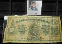 Very interesting piece of Civil War Era advertising? Did some research and could not find a similar