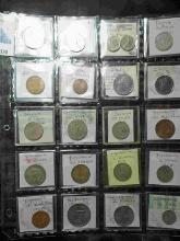 Group of 21 nicer foreign coins - no silver - includes France, Italy, Belgium, Germany, Jamaica, Yug