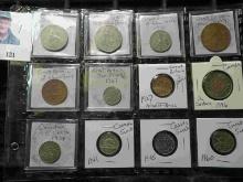 (12) Nice foreign coins from Great Britain & Canada - 1930's to 1996 - no silver