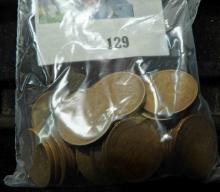 Wheat Cents from the teens & twenties - 58 count