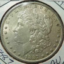 1887 O Morgan Dollar - AU