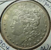 1904 O Morgan Dollar - AU