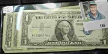 7 count - $1 Silver Certificates - All Series 1957