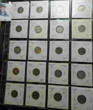 (20) 1978-1987  Canada Dimes, all carded and priced thirty years ago.