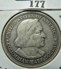 1892 Columbian Half Dollar - AU