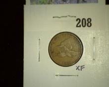1857 Â  Â  Flying Eagle Cent - Large Letters, EF.