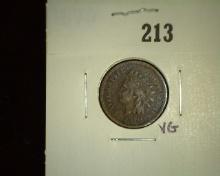 1870 Â  Â  Indian Head Cent Â  Â  - Bold N  - Scarce Date, VG.