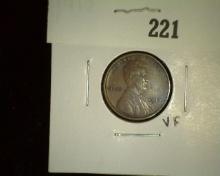 1912 P Lincoln Cent, VF.