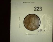 1913 S Lincoln Cent, VF+.