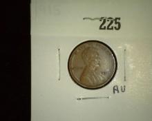 1915 P Lincoln Cent, Brown AU.