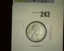 1943 P Lincoln Cent, Uncirculated.
