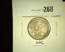1913 P Buffalo Nickel, Type One, Uncirculated.