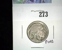 1917-D Buffalo Nickel, Good.
