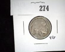 1917-S Buffalo Nickel, Good.