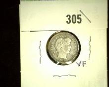 1903-O Â Barber Dime, Full Liberty.