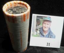 2007 D Original Bank-wrapped Roll of Washington Statehood Quarters, Gem BU.