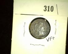 1916Â P Barber Dime, VF+.