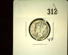 1918-DÂ  Â  Mercury Dime