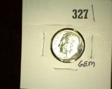 1955 P Roosevelt Dime, BU.