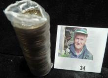2005 Original Bank-wrapped Roll of California Statehood Quarters, Gem BU.