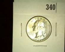 1951Â PÂ Washington Quarter, BU.