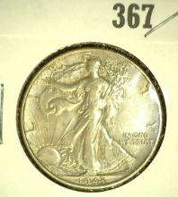 1943Â P Walking Liberty Half Dollar, EF.