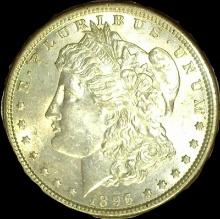1896Â P Morgan Silver Dollar, AU. Â 