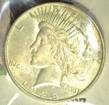 1923 PÂ  Peace Silver Dollar