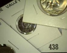 Ok Vendor Token, Wall South Dakota Token, Louisiana Quarter Token, & Cedar Valley Road Token.