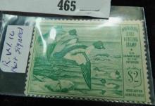 RW16 $1 U.S. Department of the Interior Migratory Bird Hunting Stamp, Unsigned.
