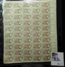 (3) Mint Sheets of fifty 4c & (3) Five Cent Mint Sheets of U.S. Stamps. Total face value $13.50.