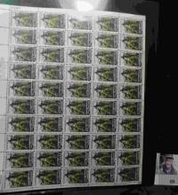 (6) Mint Sheets of U.S. Stamps. Total face value $23.00