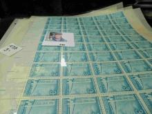 (10) Mint Sheets of U.S. Stamps. Total face value approximately $15.00.