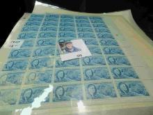 (10) Mint Sheets of U.S. Stamps. Total face value approximately $15.00.