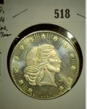 1981 World Wide Mint original "American Eagle" One Ounce .999 Fine Silver.  World Wide Mint actually