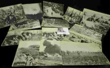 A group of the Chicago Daily News World War I Post cards depicting soldiers, battle scenes, and etc.