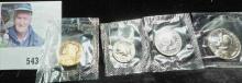 Republic of Panama four-piece Prooflike Set in cellophane.
