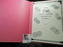 1992 3rd Edition "Iowa Merchant Trade Token Town Rarity List", by George Hosek, folder bound, 52 pgs