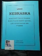 2000 7th Edition Spiral bound "Nebraska Merchant Trade Tokens, Town/Place Rarity Listing, and other