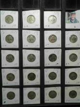 19-piece Set of all different 1965-1979 date or Mint mark Washington Quarters. All carded.