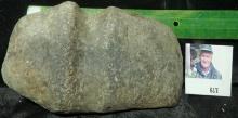 3/4 Groove Prehistoric Stone Axe, likely a Native American Artifact, possibly from Wapello County, I