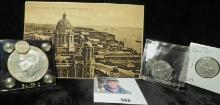 Pre World War II Post card depicting a Bird's Eye View of Docks & River Mercey, Liverpool; 1999 D Pe
