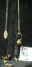 Group of not tested Charms and necklaces. Like new condition.
