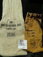 "The Newton National bank Newton, Iowa" & "Marion County State Bank Pella, Iowa".