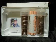U.S. Mint Box with (3) 2009 P Original Gem BU Rolls of Guam Trust Territories Commemorative Quarters