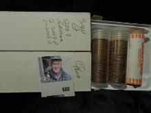 U.S. Mint Box with (2) 2009 P & (1) 2009 D Original Gem BU Rolls of Samoa Trust Territories Commemor