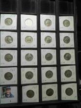 19-piece Set of all different 1965-1979 date or Mint mark Washington Quarters. All carded.