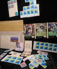 Miami University Mint Postal card with uncancelled .27 Prestamp; large group of Mint unused U.S. Pos