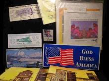 American Express Travelers Cheques Ink Blotter from the "Peoples Savings Bank Montezuma, Iowa"; "Wha